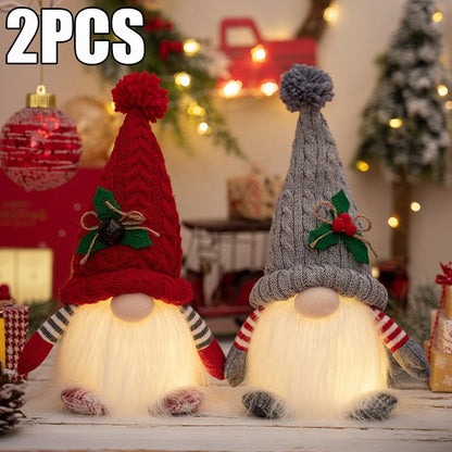 Sequin Light-Up Faceless Gnome