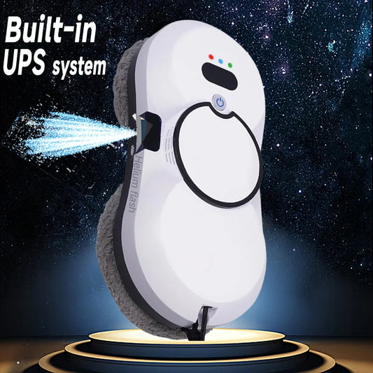 UPS System Robot Window Cleaner & Vacuum – Smart Home Appliance for Auto Glass & Floor Cleaning