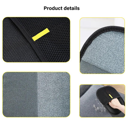 Pet Hair Removal Glove with Dual-Sided Electrostatic Bristles – For Furniture, Carpet & Clothes